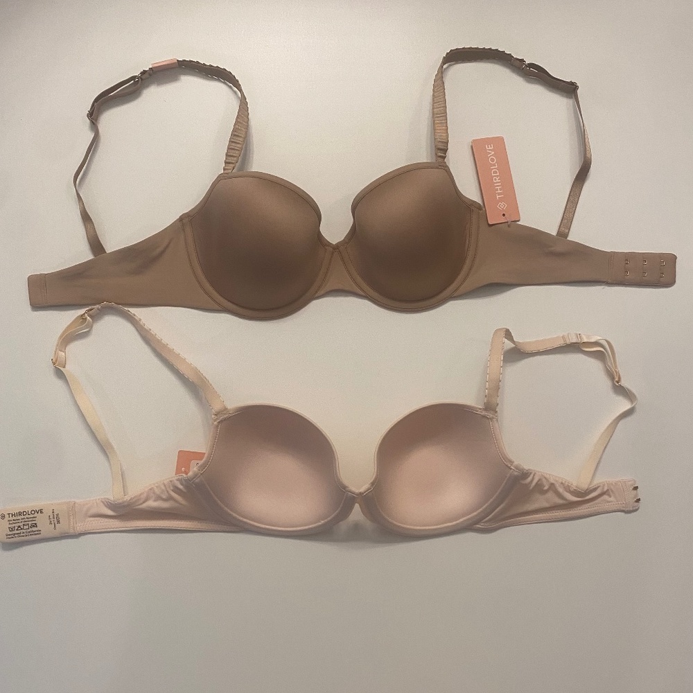 Thirdlove t-shirt bras size 30 D1/2